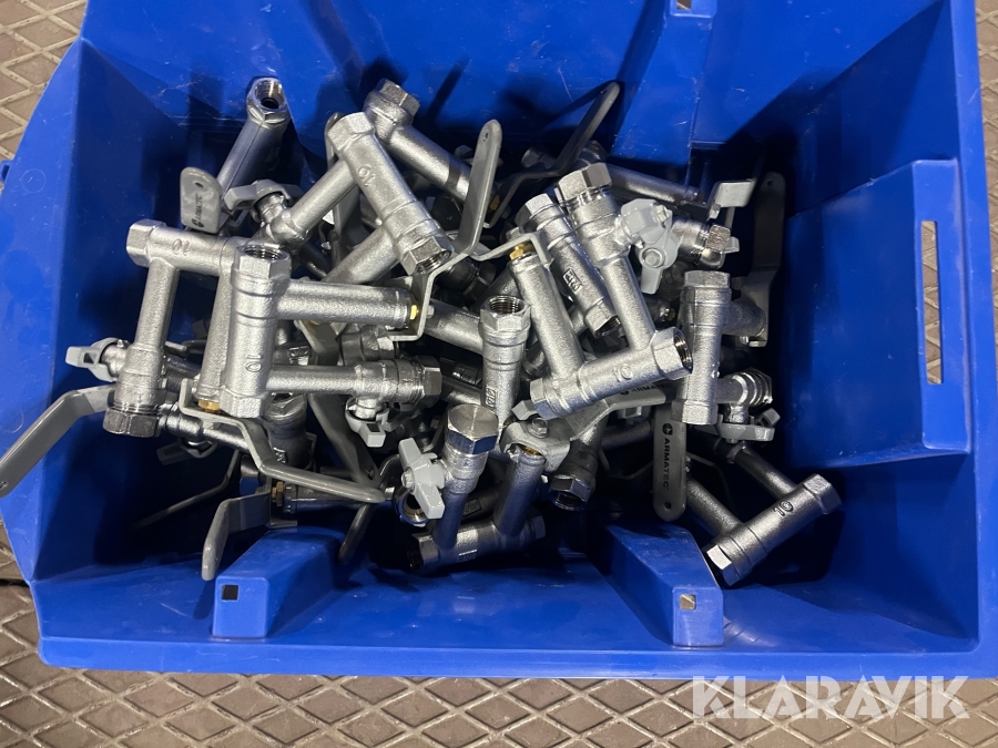 Kulventiler med avtappning Armatec R10 3/8