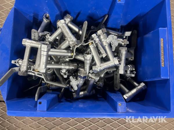Kulventiler med avtappning Armatec R10 3/8" 25 st