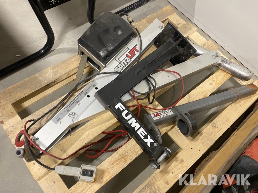 Kran till pickup Spitzlift 408 kg