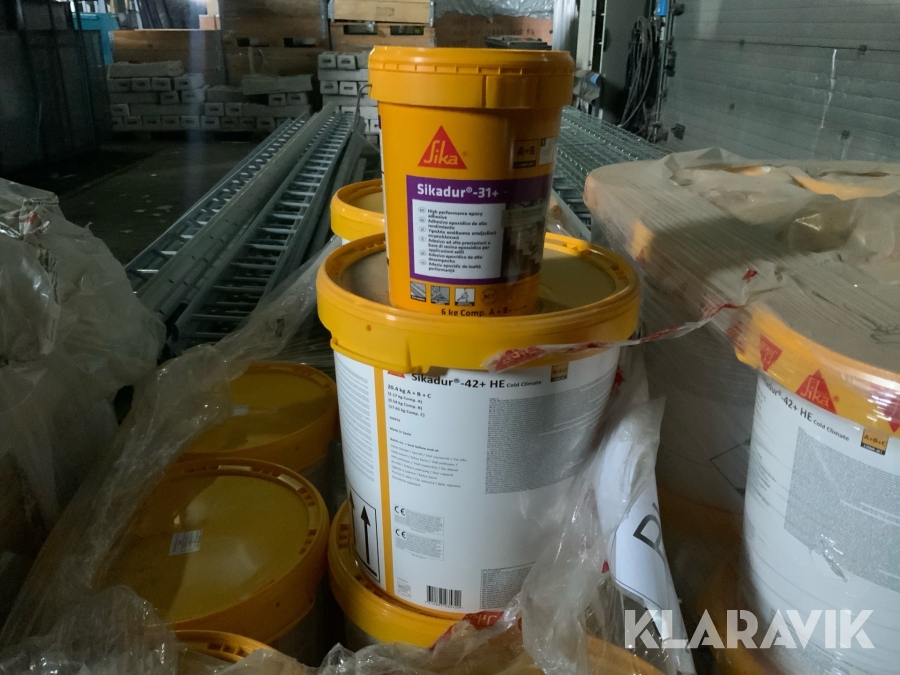 Stort parti Epoxy Sika Sikadur-42+HE / -31+