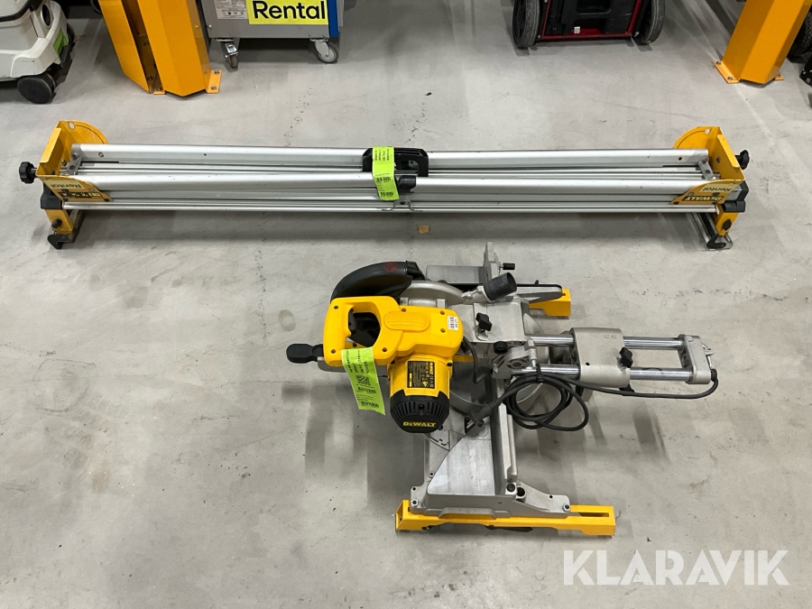 Kap och gersåg Dewalt DW712-QS med sågbord