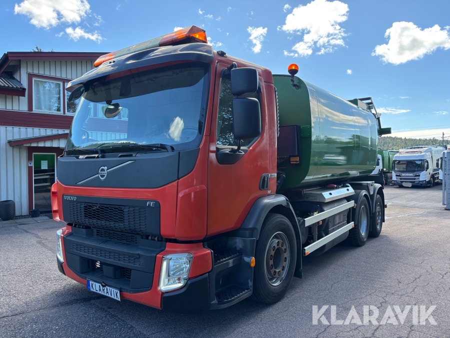 Sopbil Volvo FE 8.9 6x2 320hk Gasbil