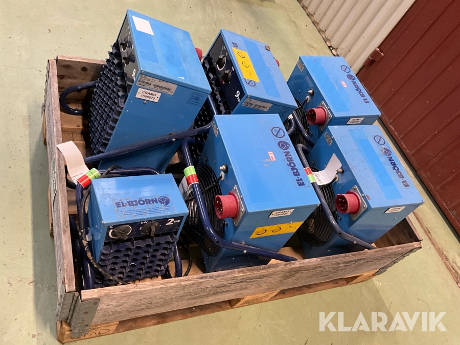 Fläktar El-Björn VF9B, VF21A 6st