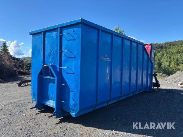 Kranflak/Container med kran Jonsered 1090
