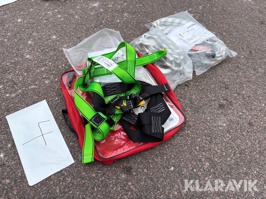 Fallskyddsutrustning Protekt P-30 med AC 60 lina 1st paket