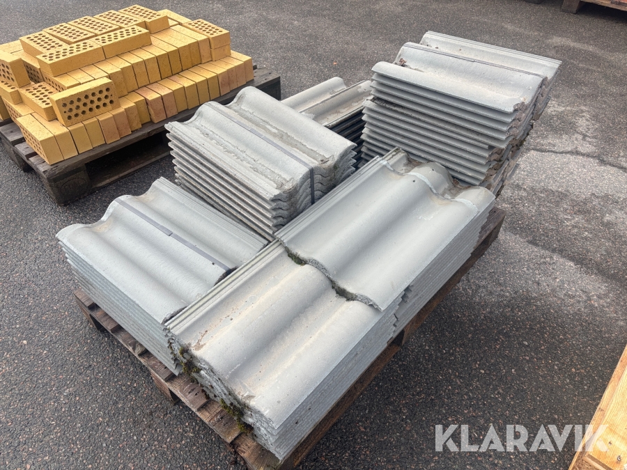 Takpannor Benders grå ca 75st