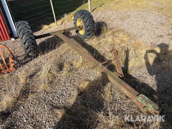Axel med drag/ kärrunderrede