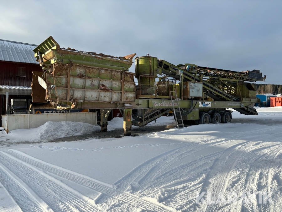 Krossverk Svedala Arbrå 2000 Lillmulle Spindelkross med elverk