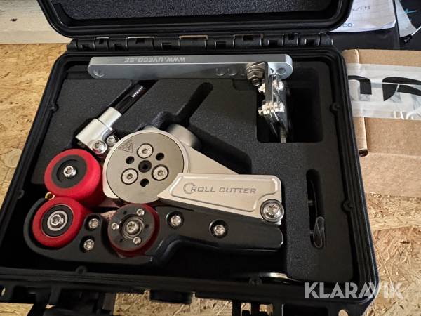 Rullsax Uveco RollCutter med bordsskena