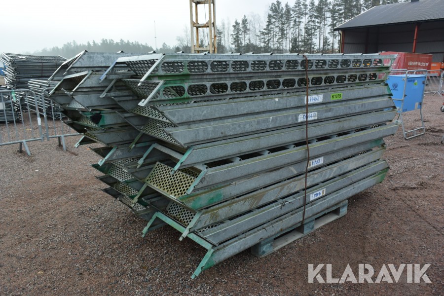 Ställningsmaterial 20st Haki trappa 9 steg