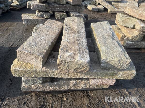 Kantsten svensk begagnad 150 meter