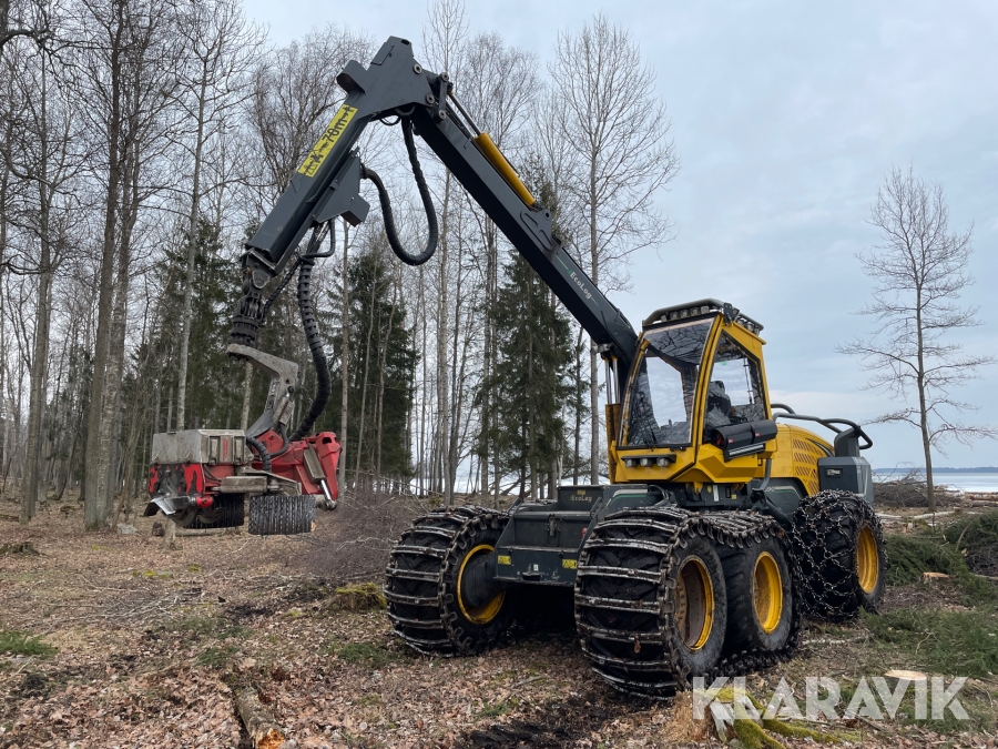 Skördare Ecolog 590E med skördaraggregat Logmax 6000V