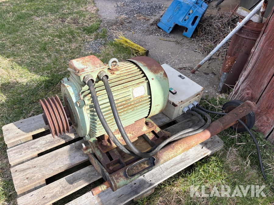 Elmotor VEM 30 kW / 40 Hk med yd start