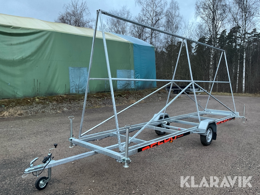 Personbilssläp Respo reklamtrailer