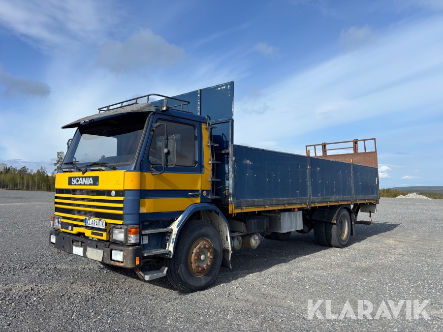 Lastbil Scania 82M med aluminiumramper 6T
