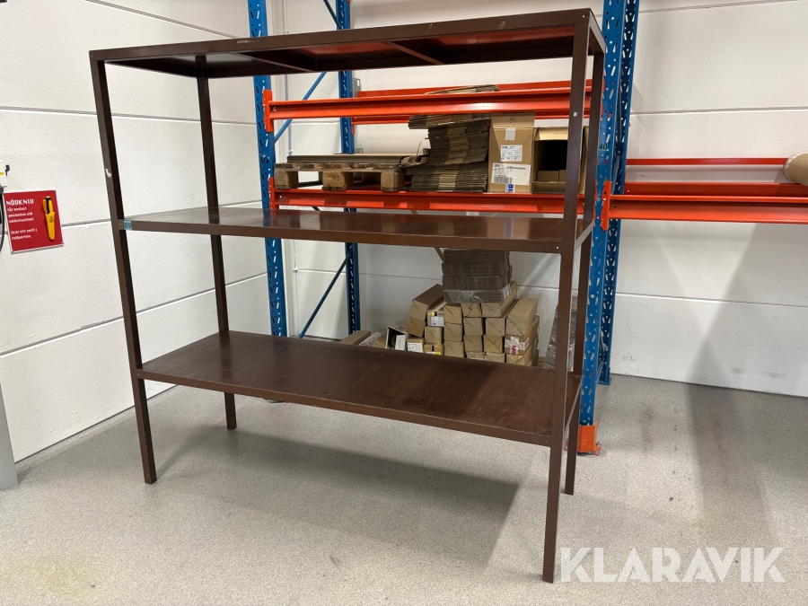 Materialhylla i plåt