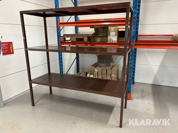 Materialhylla i plåt