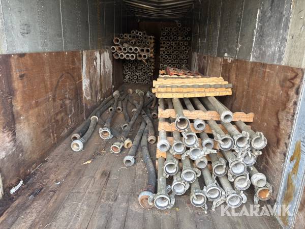 Bevattningsrör aluminium 160 + 14 st
