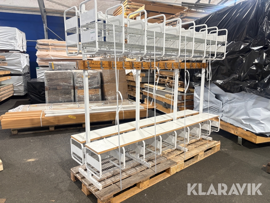 Klädhängare Dubbelsidig - 16 platser