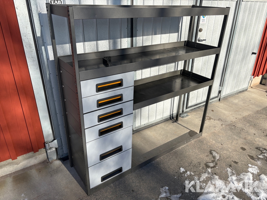 Arbetsinredning till fordon 1525x1455x430