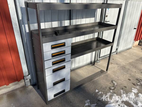 Arbetsinredning till fordon 1525x1455x430