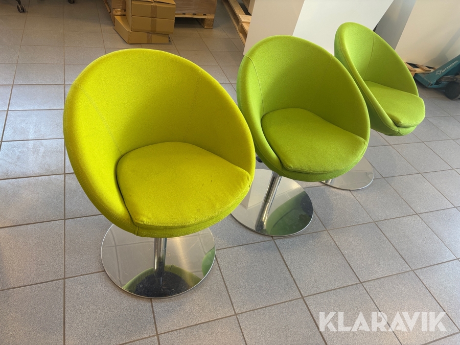 Loungestolar Grön - 3st