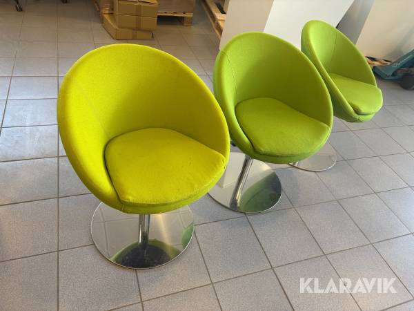 Loungestolar Grön - 3st