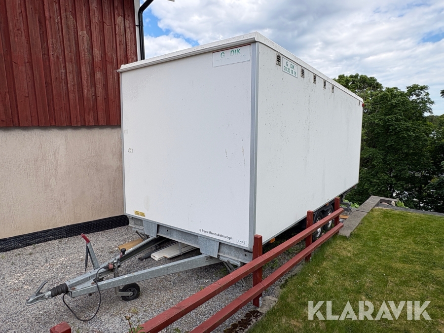 Personalvagn Abby Moduler 6 per mandskabsvogn