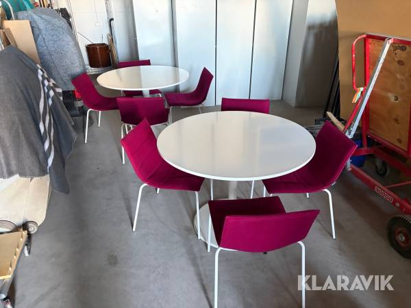 Bord och stolar 2 bord 8 stolar