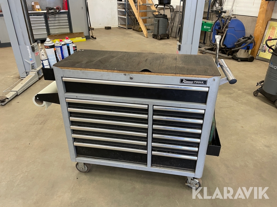 Verktygsvagn Kamasa Tools med verktyg
