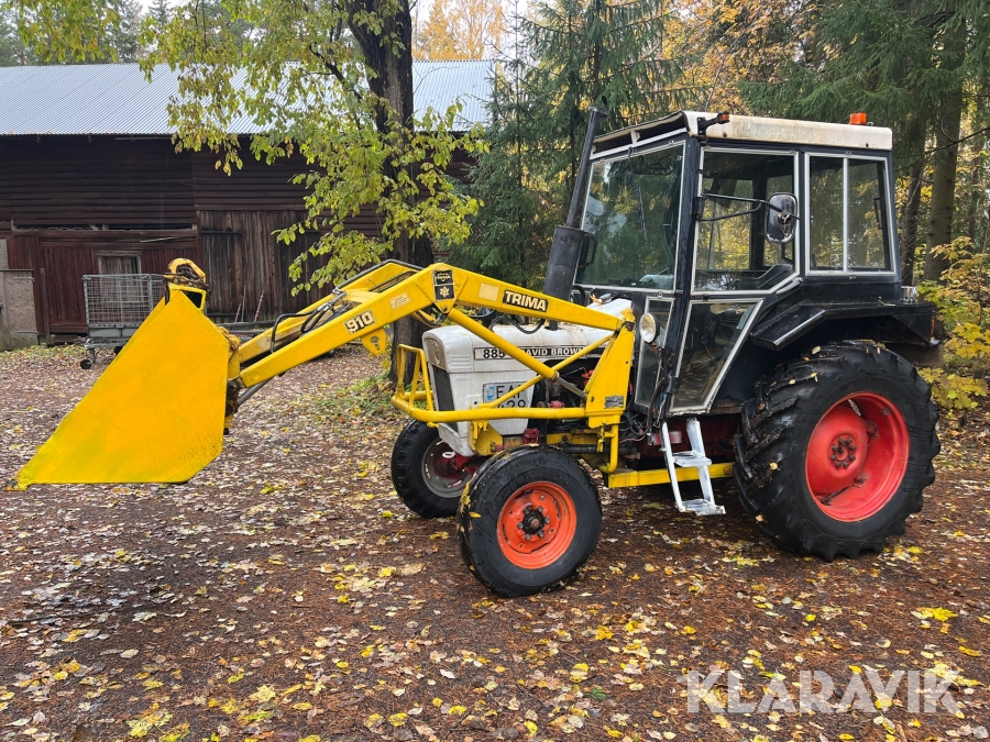 Traktor med lastare David Brown 885