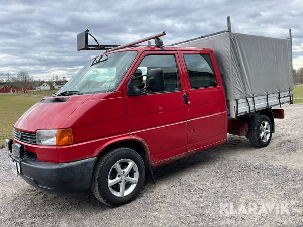 Pickup Volkswagen Transporter 2,5 TDi chassi Double cab