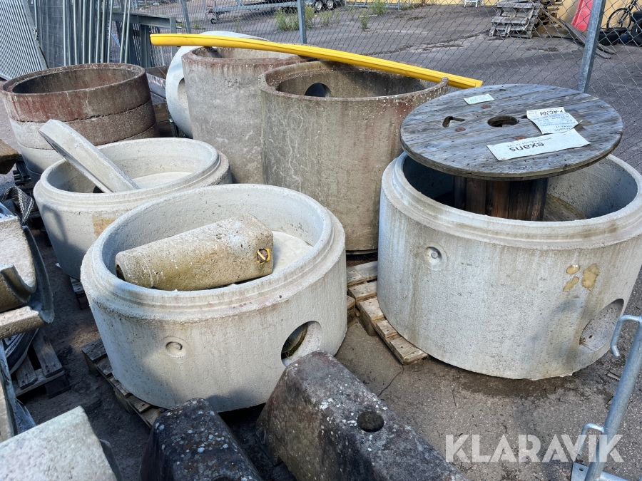 Betongbrunnar 6 st
