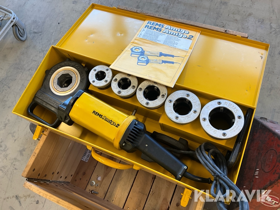Elektrisk gängmaskin Rems Amigo 2