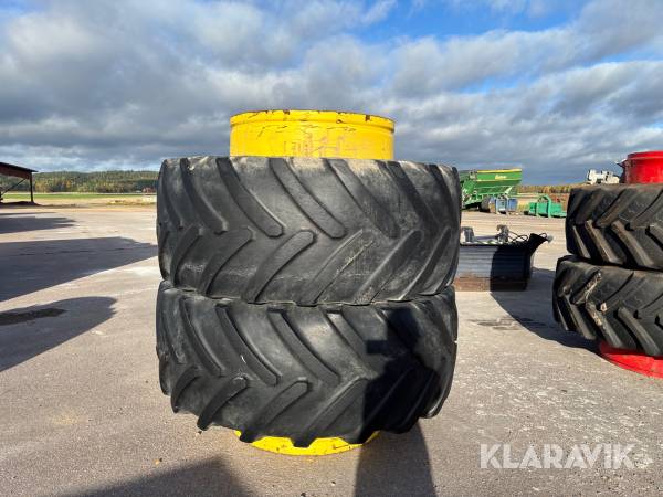 Dubbelmontage Michellin 710/70R42 / 600/70R30
