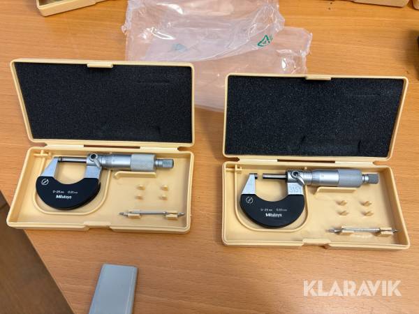 2st mikrometer Mitutoyo 0-25mm