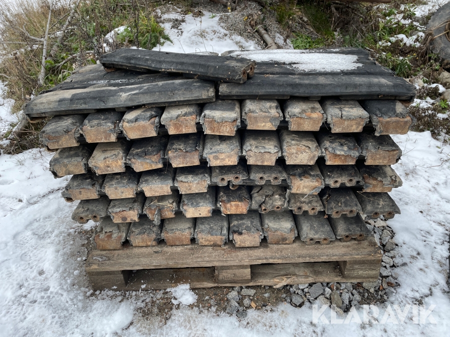 Gummipads till grävmaskin 85 st RP700-171-CL