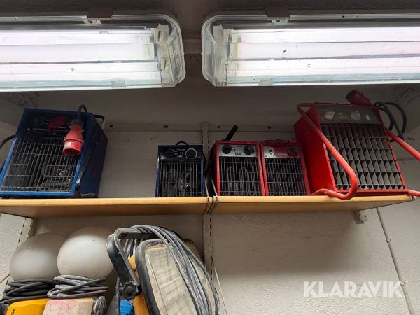 Parti Värmefläktar 5st