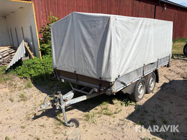 Personbilssläp Brenderup 1500 TS 8 med kapell