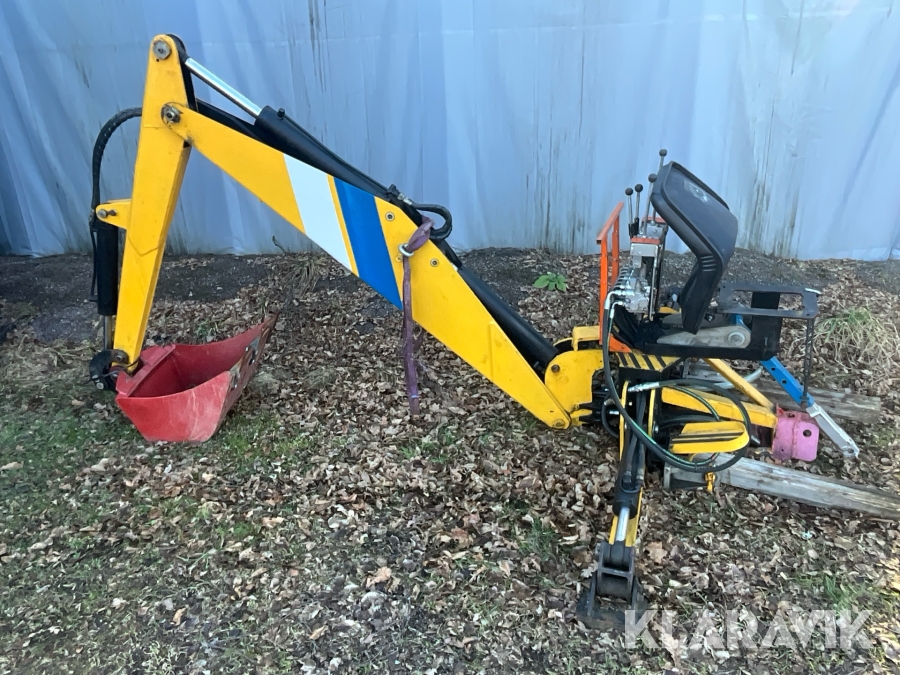 Grävaggregat till traktor