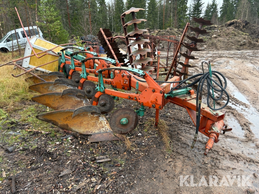 Plog 4-skärig Kverneland BA8