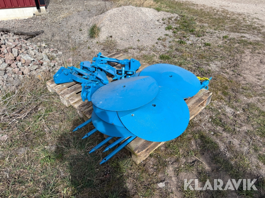 Balspjut med rälsvagnar DeLaval