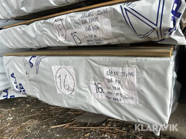 Ytterpanel / Råplan / lockläkt Grå