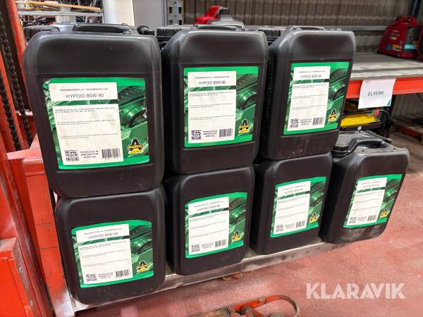 Transmissionsolja Agrol Hypoid 80W-90 7 st dunkar, 20L i varje