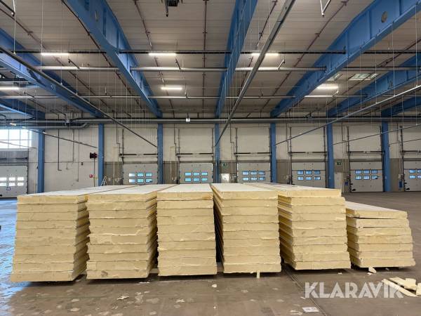 Sandwichpaneler för frys & kylrum Balex Metal Pir Standard 150 mm (PU-PIR-W-ST) ca 393 m2