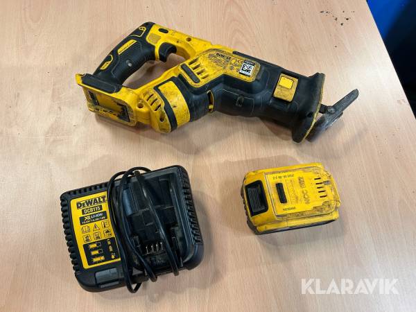 Sticksåg Dewalt DCS367 med laddare& ett batteri