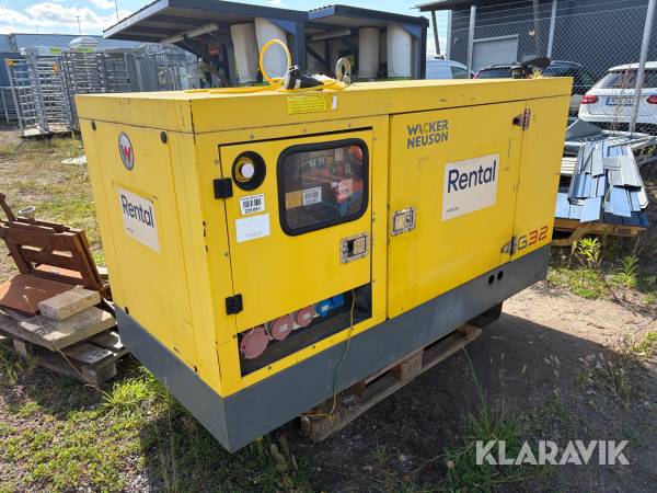 Elverk Wacker Neuson G32
