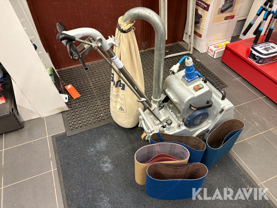 Golvslip Bona - Belt 200/250 med extra slippapper