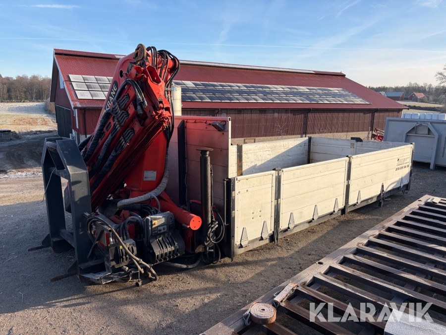 Kranflak med Palfinger-kran