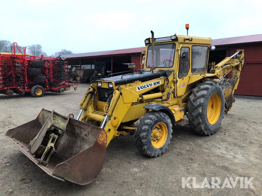 Grävmaskin Volvo BM 616 B med redskap